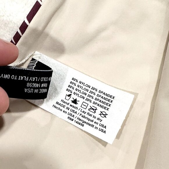 NWT Tavik Ali Moderate Swim Bottom in Latona Palm Merlot (Reversible) - Medium - Picture 3 of 10